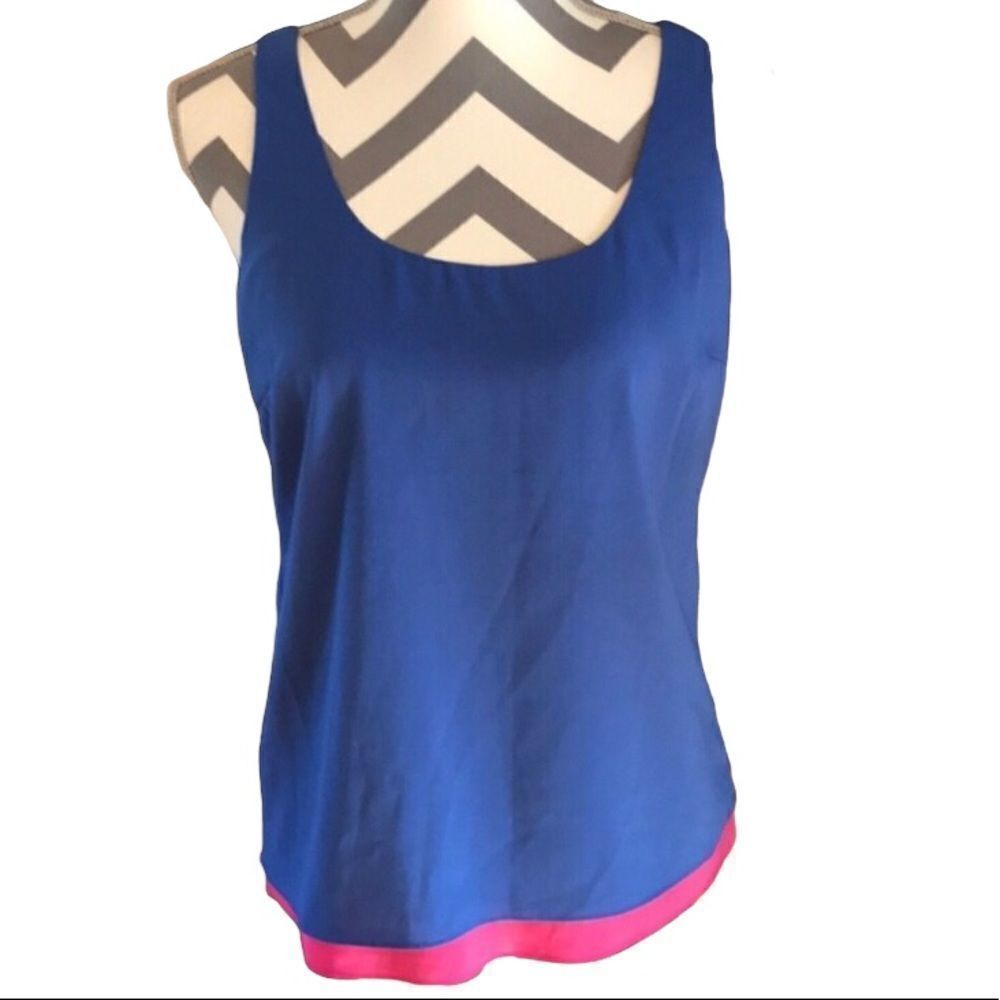 Willi Smith Small Top NWT Blue and Pink
